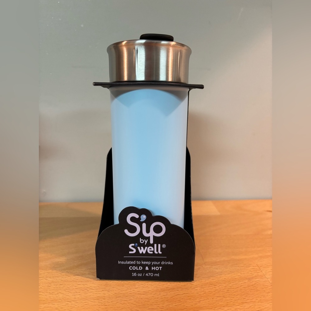 Sip by Swell Blue Stainless Steel Travel Mug 16oz
